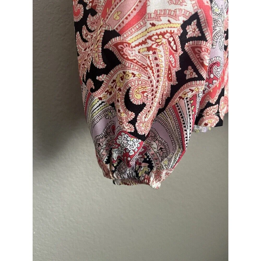 NWT! Beulah Style Women's M 2-piece Dress Multi Paisley Skirt & Top